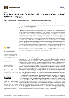 Regulatory Estimates for Defaulted Exposures: a Case Study of Spanish Mortgages