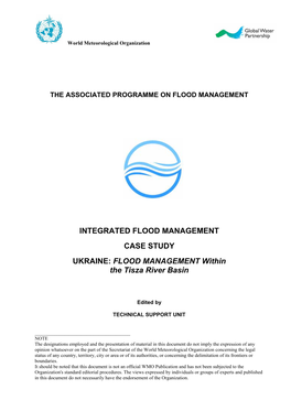 Legislative Arrangements of the Flood Management In