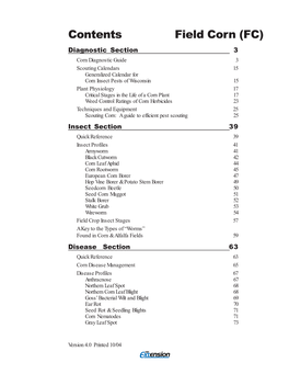 Contents Field Corn (FC)