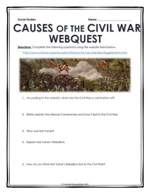 Causes of the Civil