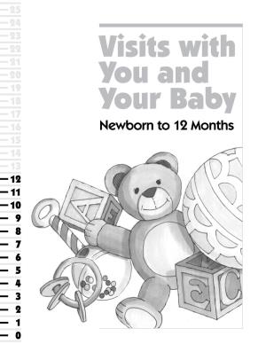 Newborn to 12 Months 15 14 13 12 11 10 9 8 7 6 5 4 3 2 1 0 Car Safety for Your Baby Car Safety Begins with Your Baby’S First Ride Home from the Hospital