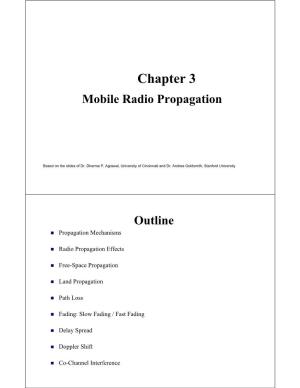 Mobile Radio Propagation