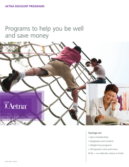 Aetna Discount Programs