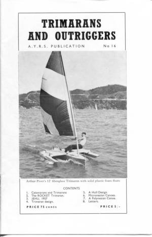 Trimarans and Outriggers