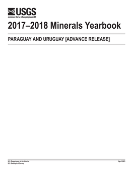 The Mineral Industries of Paraguay and Uruguay in 2017-2018