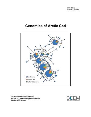 BOEM 2017-066 Genomics of Arctic