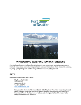 Wandering Washington Waterways