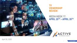 Tv Viewership Review