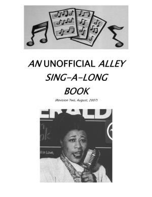 SING-A-LONG BOOK (Revision Two, August, 2007)
