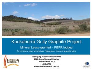 Kookaburra Gully Graphite Project