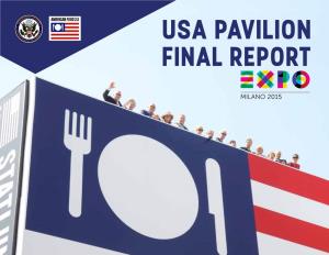 Usa Pavilion Final Report