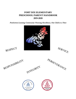 Fort Dix Elementary Preschool Parent Handbook 2019-2020