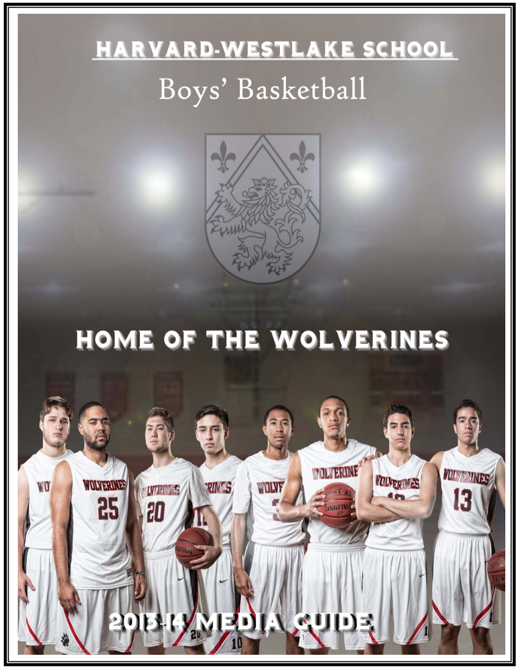 Boys' Basketball MEDIA GUIDE 2013-14.Pdf