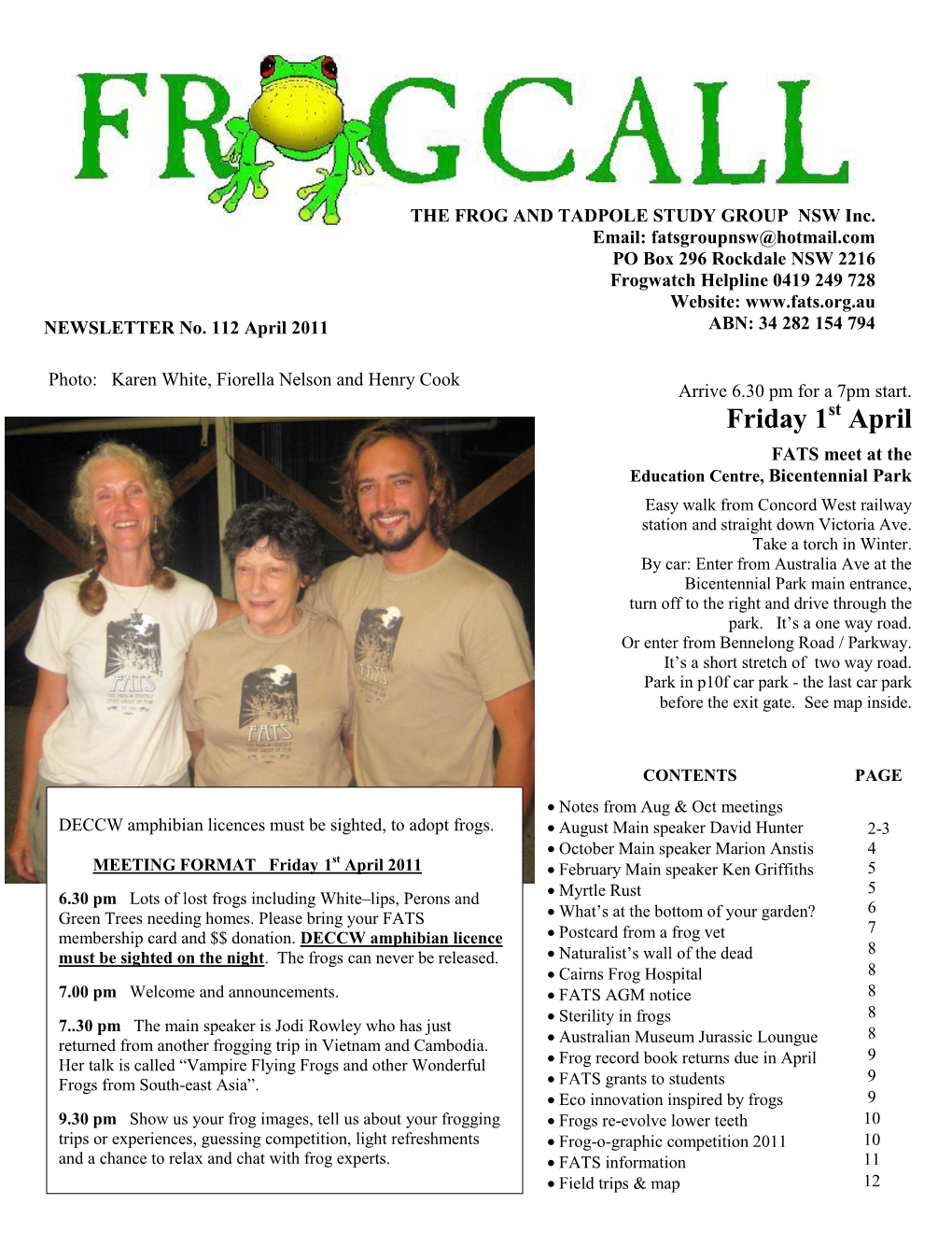 April 2011 Issue