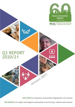 Q3 Report 2020/21