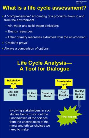 Life-Cycle Analysis of Ethanol from Corn Stover