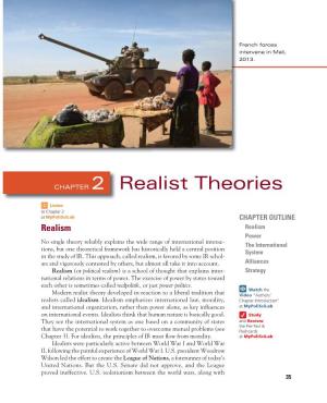 CHAPTER 2 Realist Theories