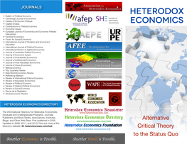 Heterodox Economics Brochure