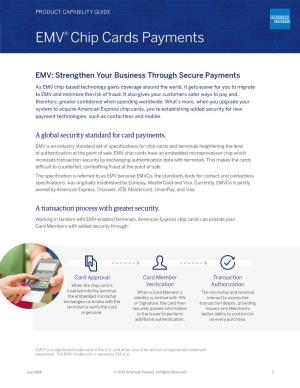 EMV® Chip Cards Payments