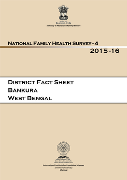 District Fact Sheet Bankura West Bengal
