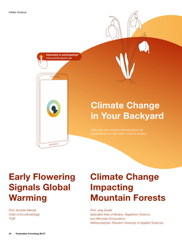 Climate Change in Your Backyard