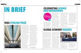 Riba Stirling Prize Celebrating Science And