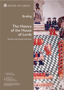 House of Lords Briefing