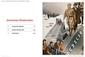 AMERICAN MODERNISM / Overview 1 / 50