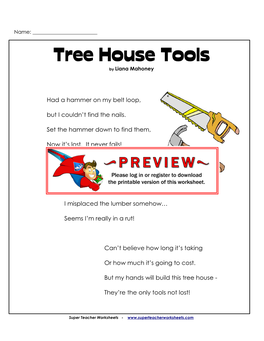 Tree House Tools by Liana Mahoney