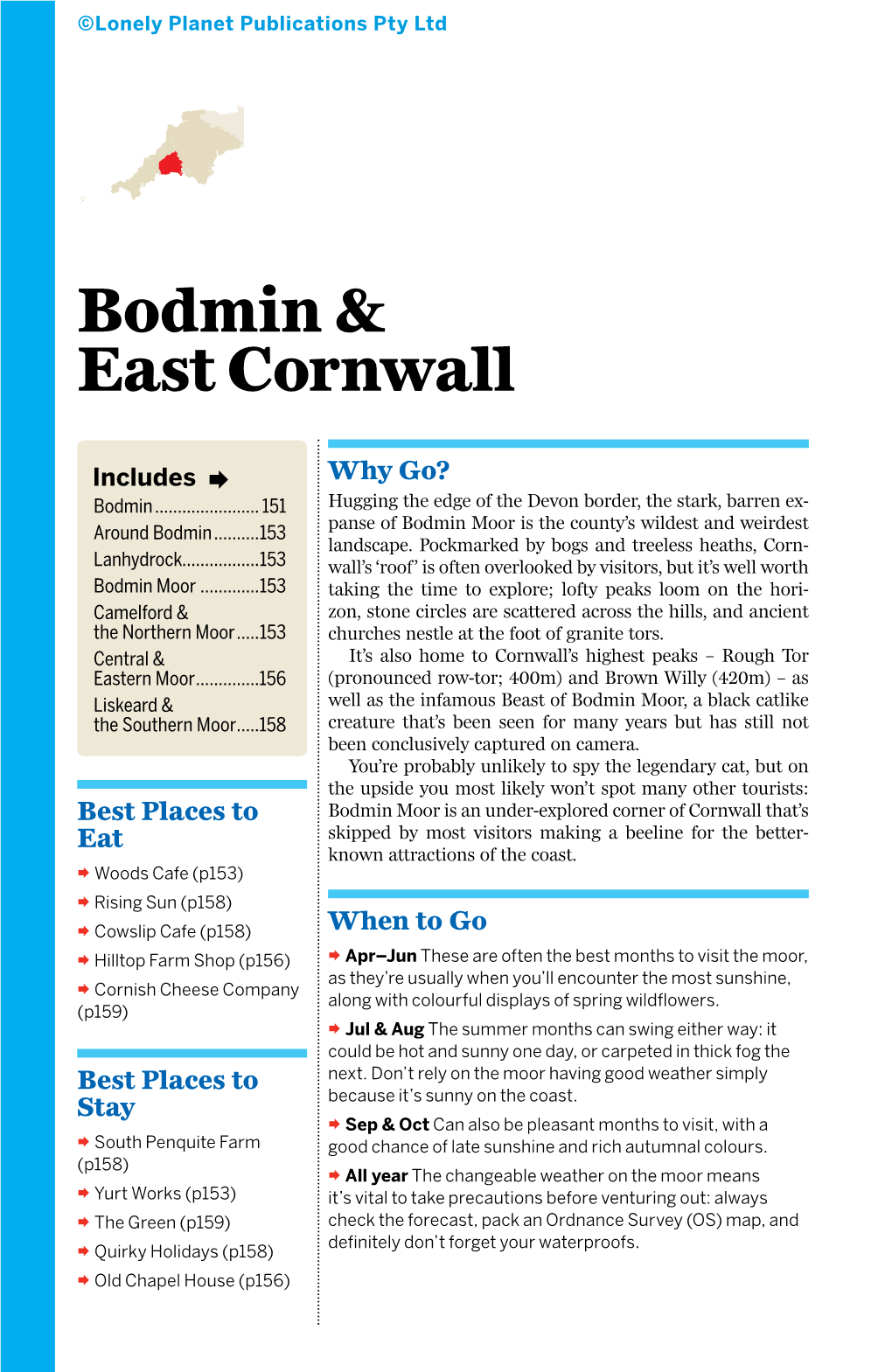 Bodmin & East Cornwall