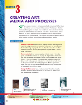 Creatinc Art: Media and Processes