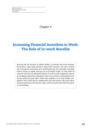 Increasing Financial Incentives to Work: the Role of In-Work Benefits