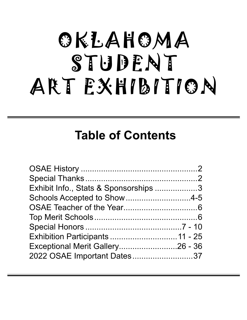 Oklahoma Student Art Exhibition