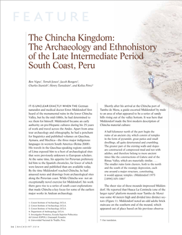 The Chincha Kingdom: the Archaeology and Ethnohistory of the Late Intermediate Period South Coast, Peru
