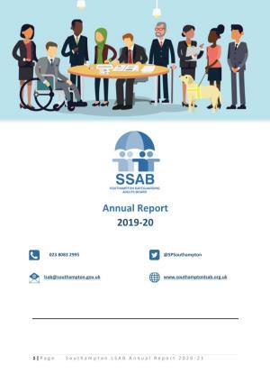 Southampton SAB Annual Report 2019-20
