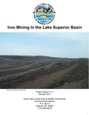 Iron Mining in the Lake Superior Basin
