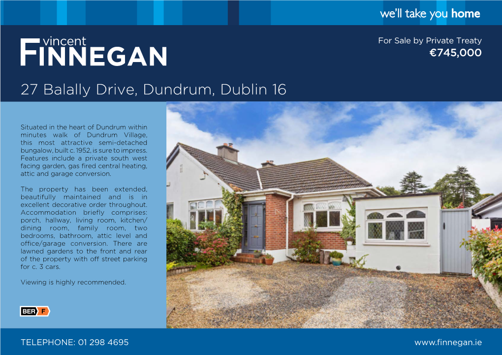 27 Balally Drive, Dundrum, Dublin 16