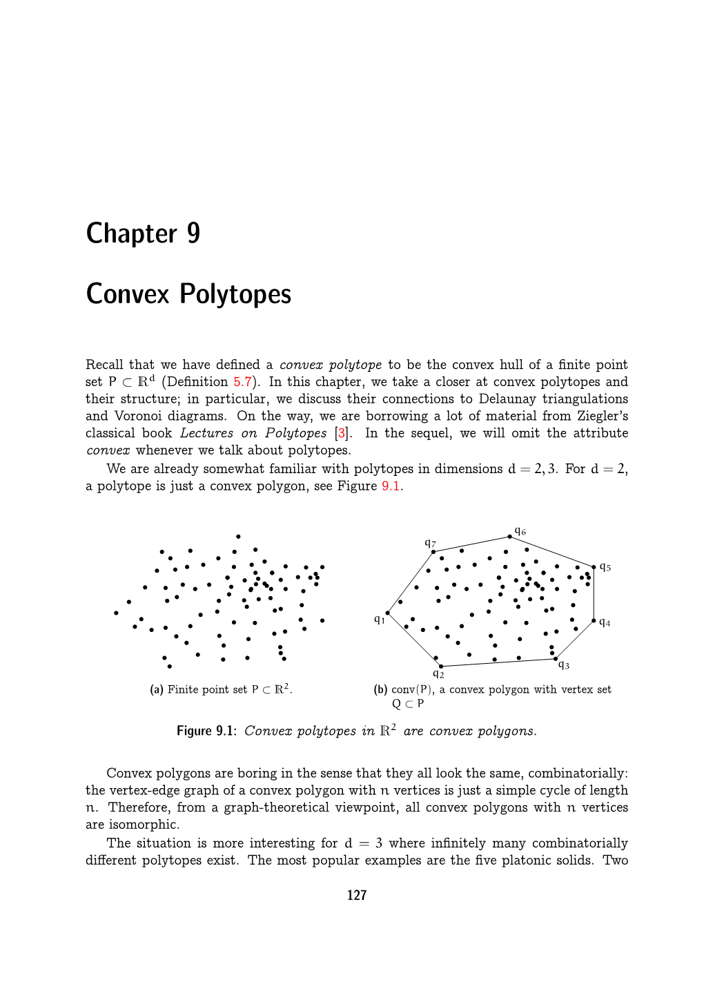 Chapter 9 Convex Polytopes