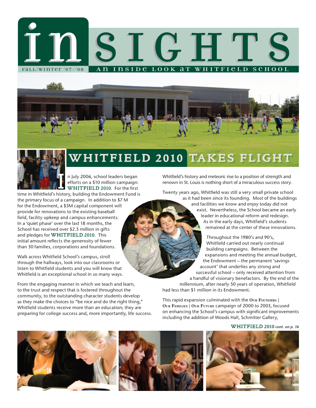 WHITFIELD 2010 Takes Flight