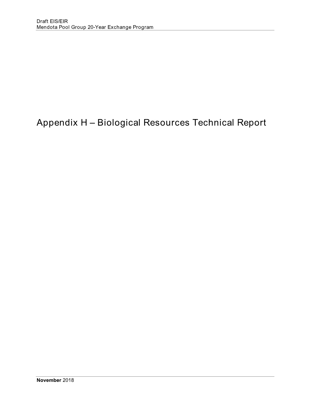 Appendix H-Biological Resources Technical Report