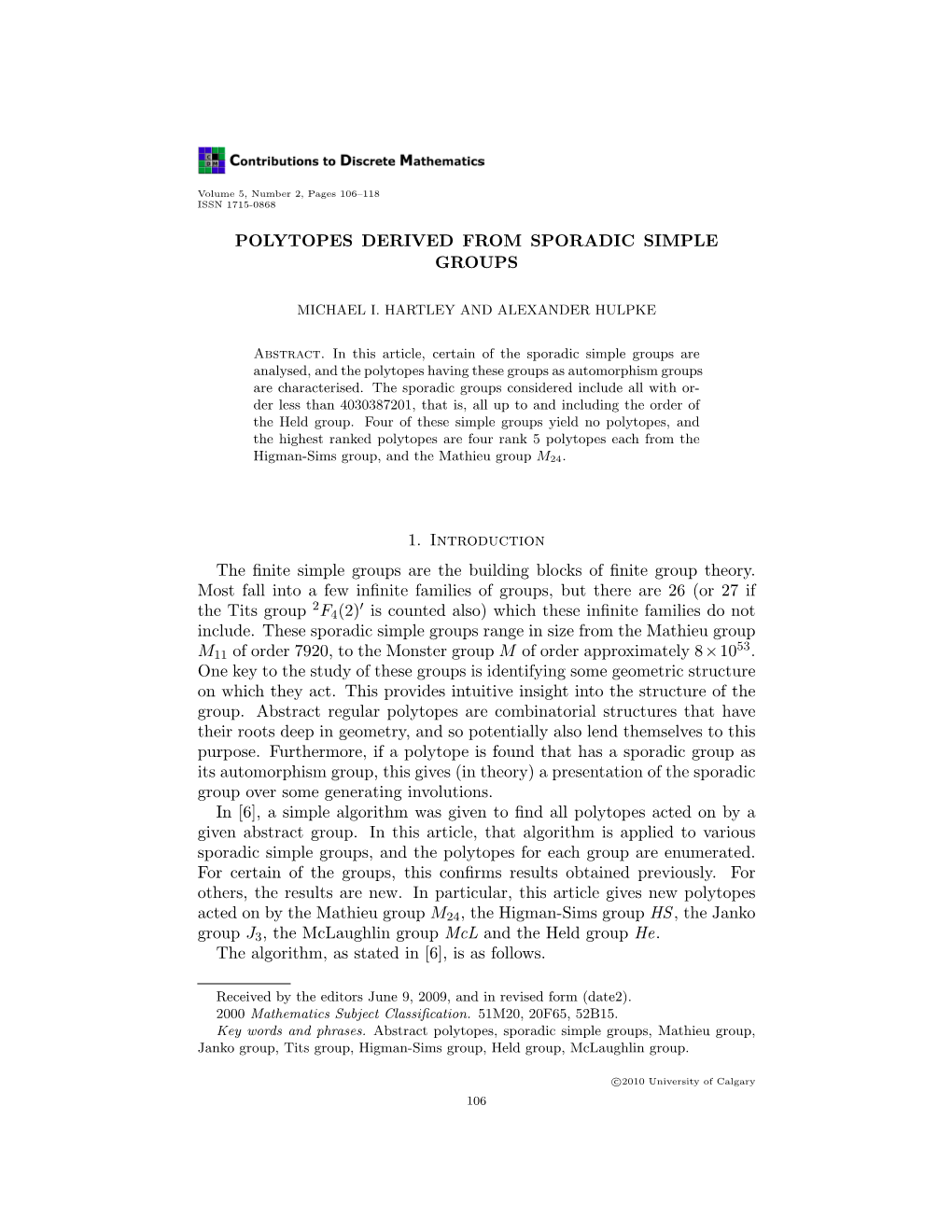 Polytopes Derived from Sporadic Simple Groups