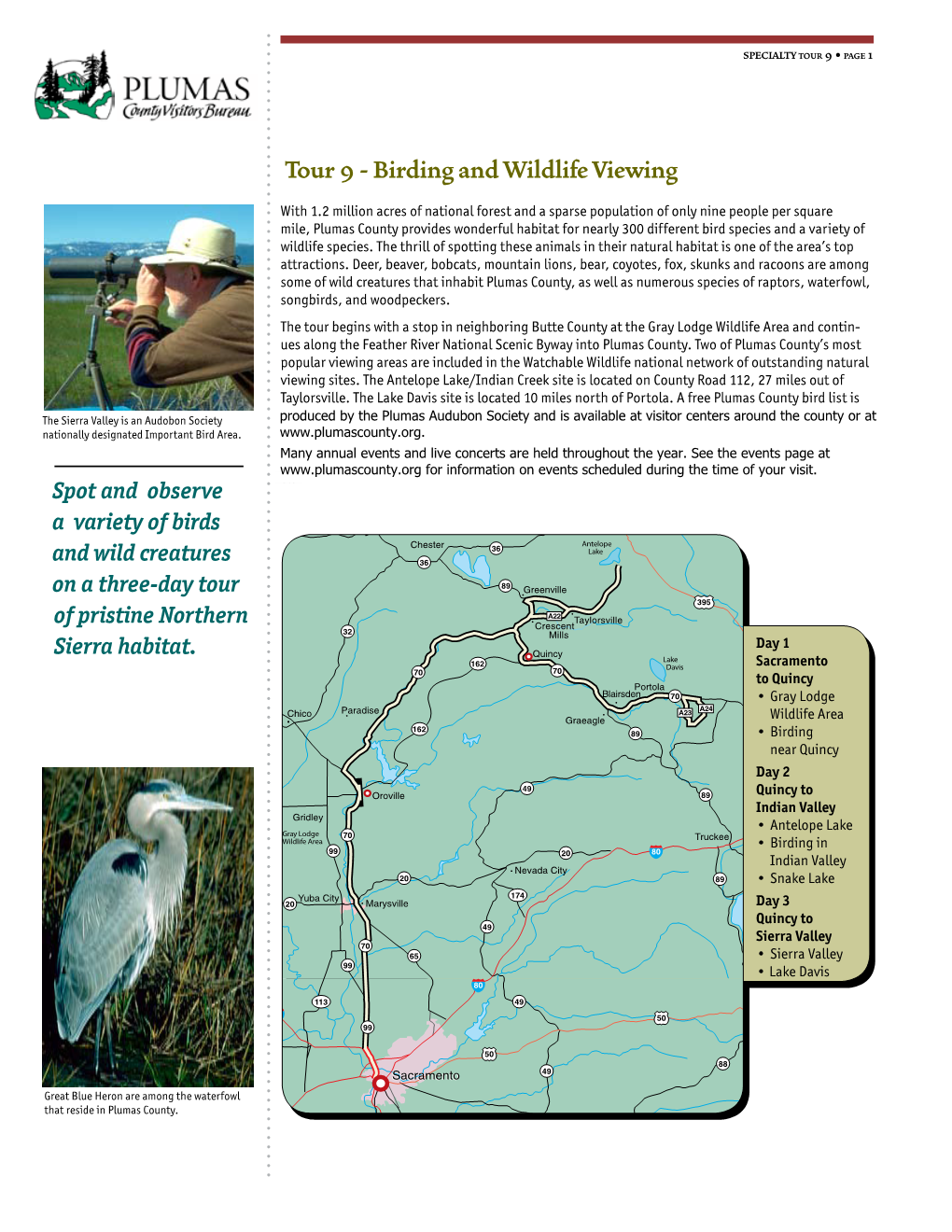 Birding and Wildlife Viewing