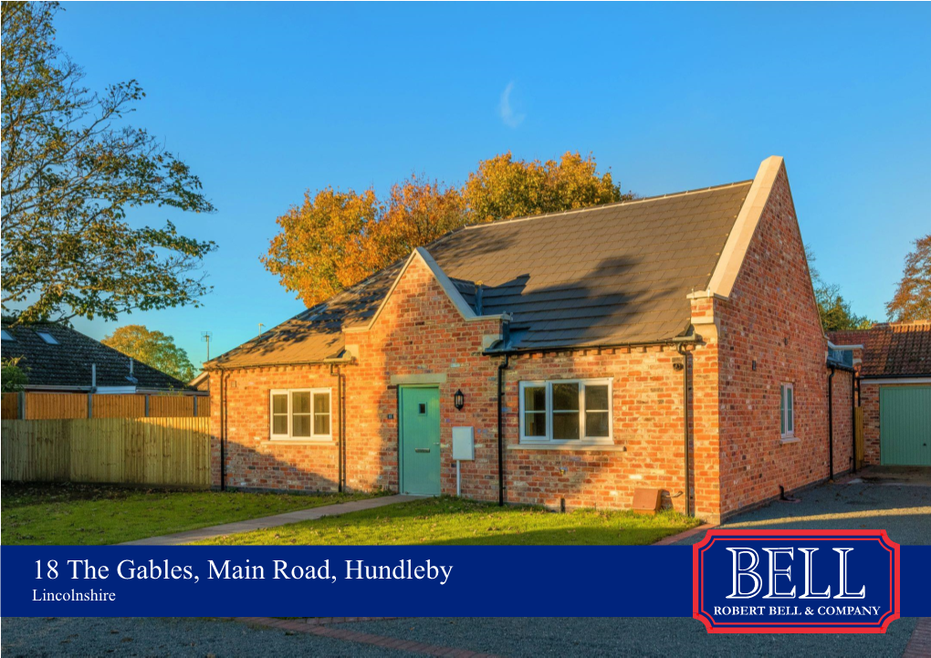 18 the Gables, Main Road, Hundleby Lincolnshire