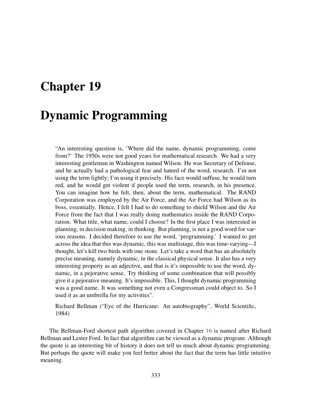 Dynamic Programming