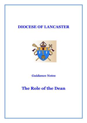 The Role of the Dean the Role of the Dean