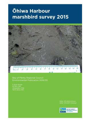 Ōhiwa Harbour Marshbird Survey 2015