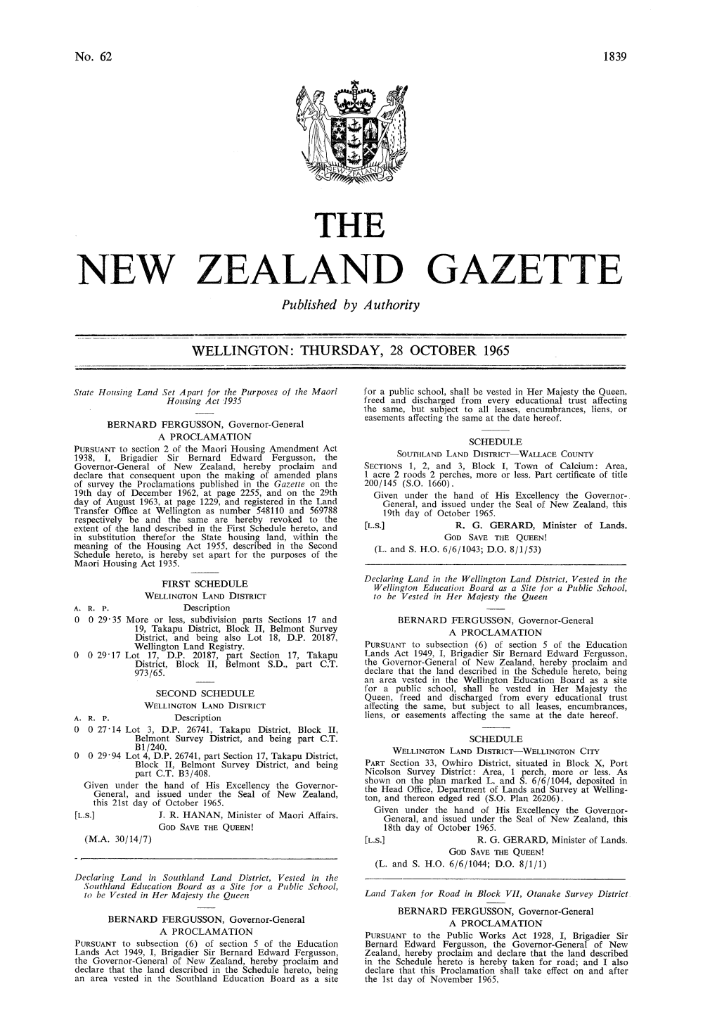 No 62, 28 October 1965, 1839