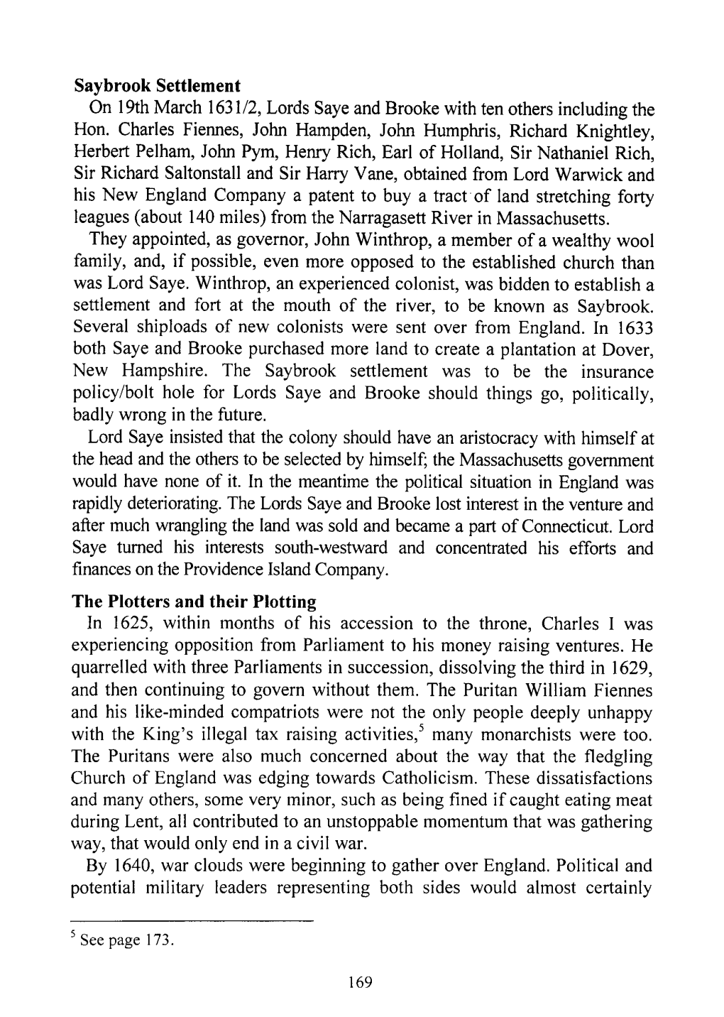 Saybrook Settlement on 19Th March 1631/2, Lords Saye and Brooke with Ten Others Including the Hon