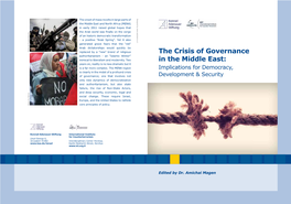 The Crisis of Governance in the Middle East