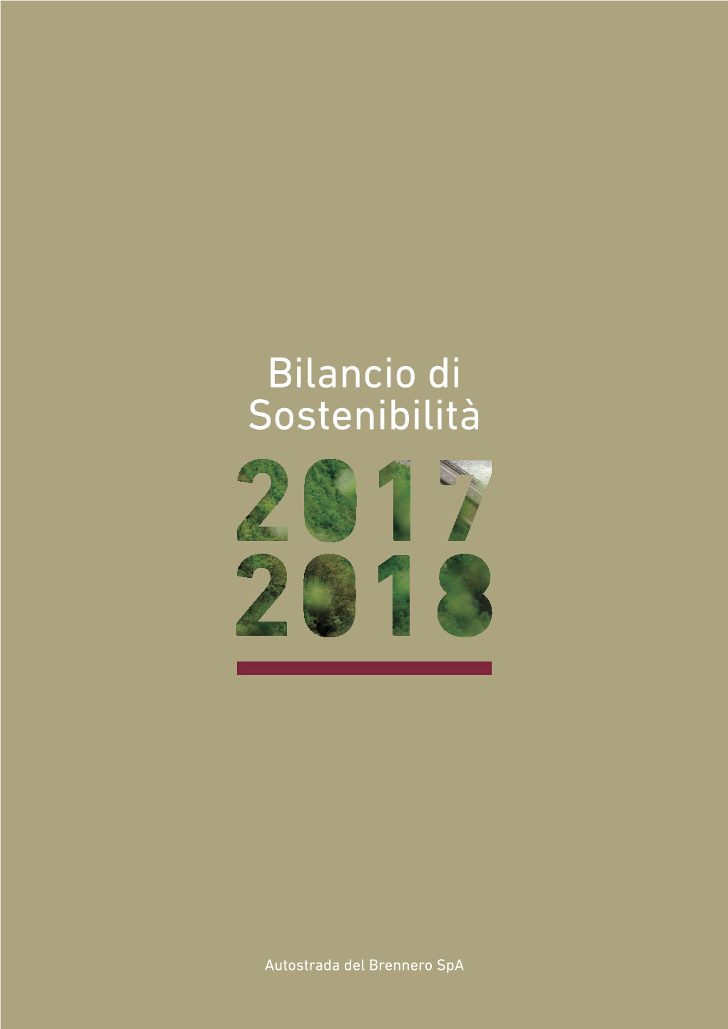 Bilancio Di Sostenibilità 2017 E 2018